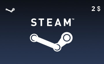 Подарочная карта Steam 2 доллара Любой регион — gift card Подарочная карта Steam 2 долл. Любой регион — gift card в интернет-магазине подарочных карт PlanetCards