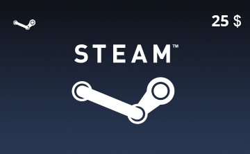 Подарочная карта Steam 25 долларов Любой регион - gift card Подарочная карта Steam 25 долл. Любой регион - gift card в интернет-магазине подарочных карт PlanetCards