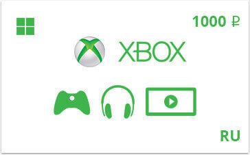 Подарочная карта Xbox 1000 рублей RU-регион — gift card Подарочная карта Xbox 1000 руб. RU-регион — gift card в интернет-магазине подарочных карт PlanetCards