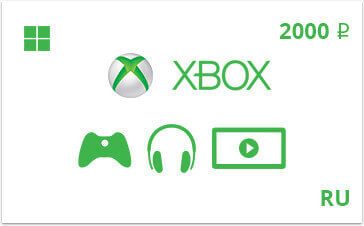 Подарочная карта Xbox 2000 рублей RU-регион — gift card Подарочная карта Xbox 2000 руб. RU-регион — gift card в интернет-магазине подарочных карт PlanetCards
