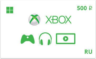 Подарочная карта Xbox 500 рублей RU-регион — gift card Подарочная карта Xbox 500 руб. RU-регион — gift card в интернет-магазине подарочных карт PlanetCards
